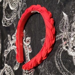 Red Braided Headband